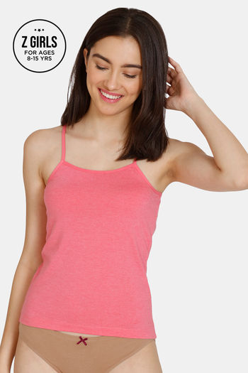 Buy Rosaline Girls Knit Poly Camisole - Pink Lemonade